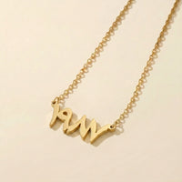Arabic Year Necklace